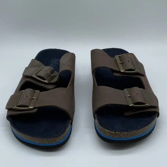 Boden Leather Double Strap Sandal